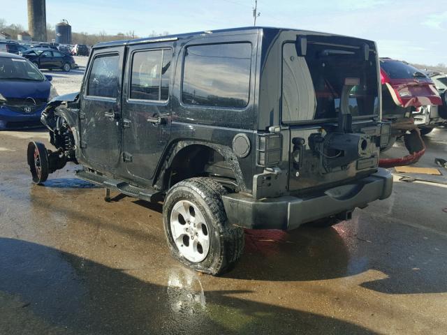 1J4GA59108L537119 - 2008 JEEP WRANGLER U BLACK photo 3