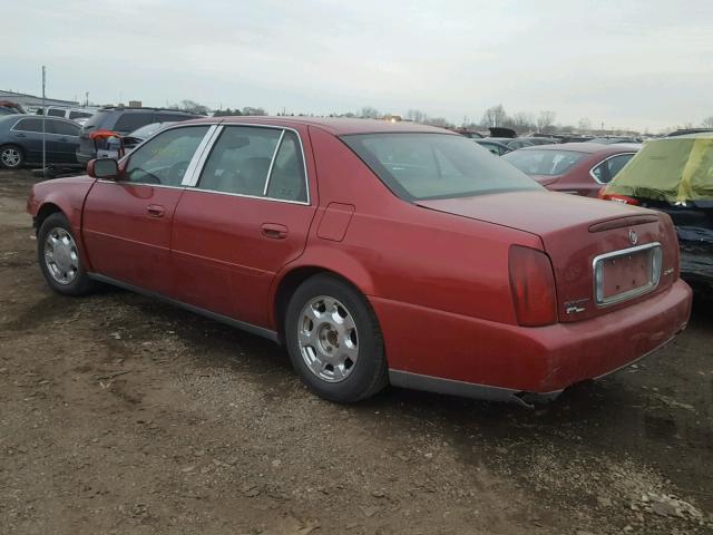 1G6KD54Y52U237401 - 2002 CADILLAC DEVILLE MAROON photo 3