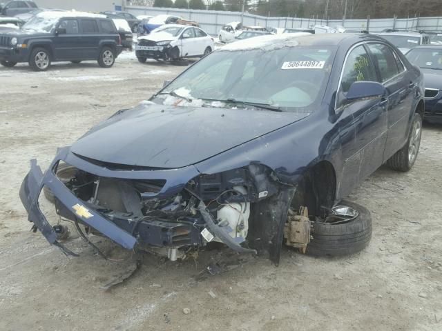 1G1ZC5EB0AF252036 - 2010 CHEVROLET MALIBU 1LT BLUE photo 2