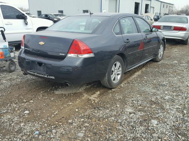 2G1WA5E36G1128550 - 2016 CHEVROLET IMPALA LIM GRAY photo 4