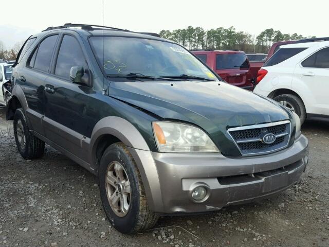 KNDJD733X55341939 - 2005 KIA SORENTO EX GREEN photo 1