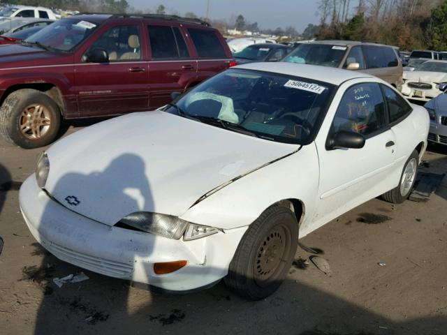 1G1JC124XX7219785 - 1999 CHEVROLET CAVALIER B WHITE photo 2