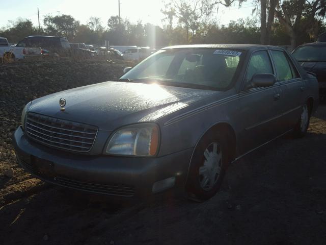 1G6KD54YX3U246399 - 2003 CADILLAC DEVILLE CHARCOAL photo 2