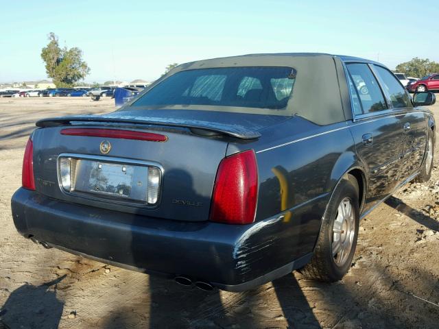 1G6KD54YX3U246399 - 2003 CADILLAC DEVILLE CHARCOAL photo 4