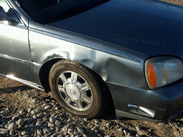 1G6KD54YX3U246399 - 2003 CADILLAC DEVILLE CHARCOAL photo 9