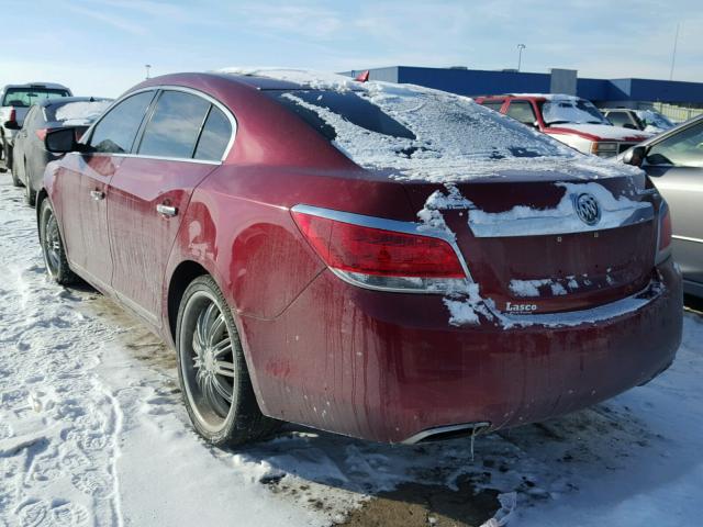 1G4GE5EV6AF310990 - 2010 BUICK LACROSSE C RED photo 3