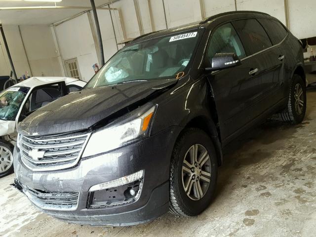 1GNKRGKD6HJ248290 - 2017 CHEVROLET TRAVERSE L BROWN photo 2