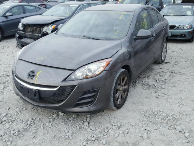 JM1BL1SF1A1196288 - 2010 MAZDA 3 I GRAY photo 2