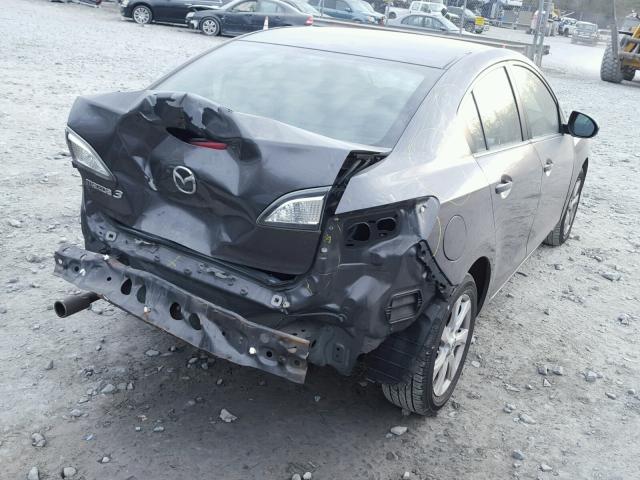 JM1BL1SF1A1196288 - 2010 MAZDA 3 I GRAY photo 4