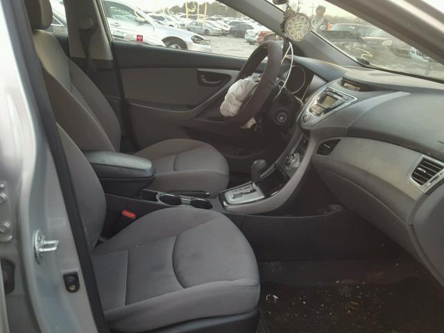 KMHDH4AE7CU328746 - 2012 HYUNDAI ELANTRA GL SILVER photo 5