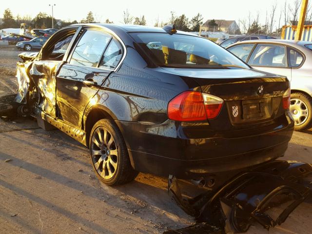 WBAVD33516KV60798 - 2006 BMW 330 XI BLACK photo 3