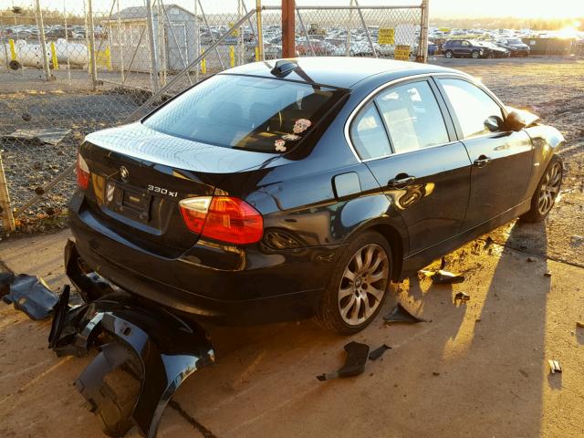 WBAVD33516KV60798 - 2006 BMW 330 XI BLACK photo 4