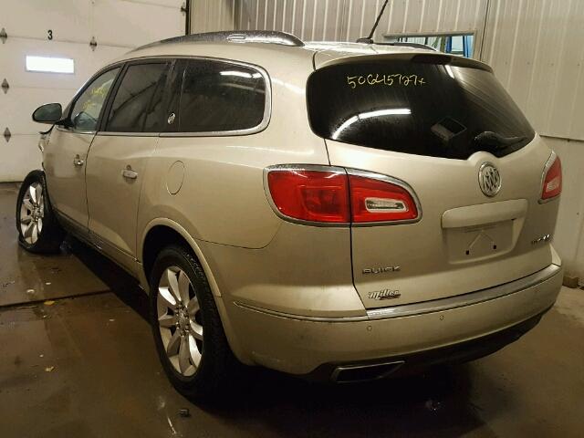 5GAKVBKD9EJ241340 - 2014 BUICK ENCLAVE თაფლისფერი ფოტო 3