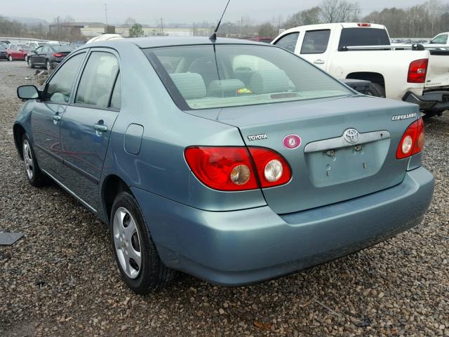 1NXBR32EX6Z719102 - 2006 TOYOTA COROLLA CE GREEN photo 3