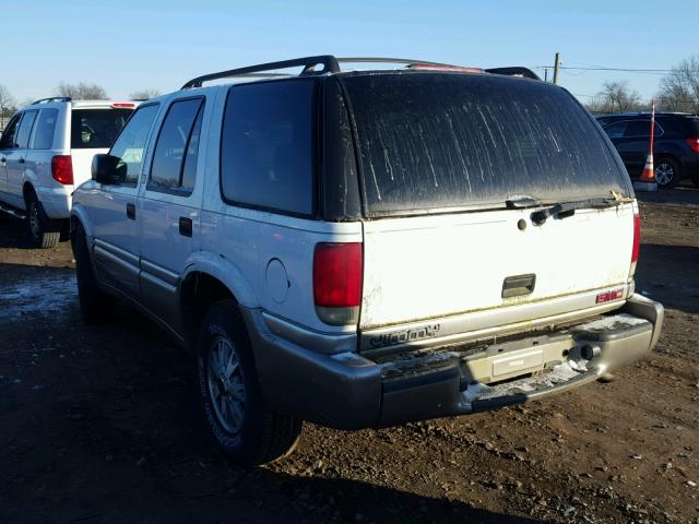 1GKDT13W612186524 - 2001 GMC JIMMY Սպիտակ լուսանկար 3