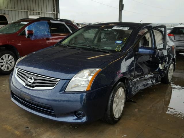 3N1AB6AP7AL654630 - 2010 NISSAN SENTRA 2.0 BLUE photo 2