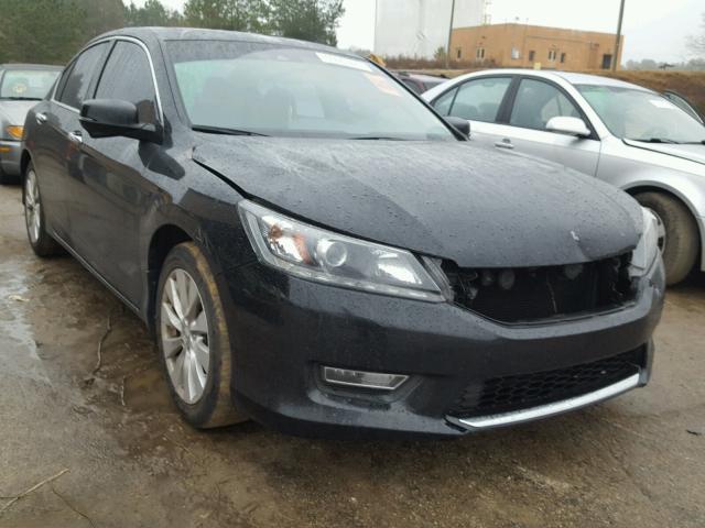 1HGCR3F84DA014437 - 2013 HONDA ACCORD EXL BLACK photo 1