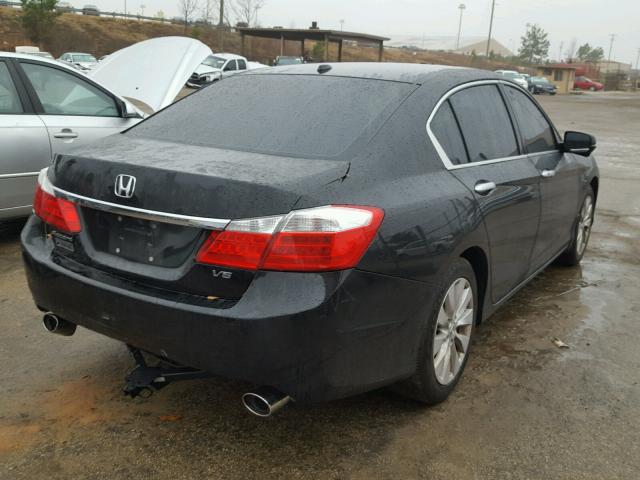 1HGCR3F84DA014437 - 2013 HONDA ACCORD EXL BLACK photo 4