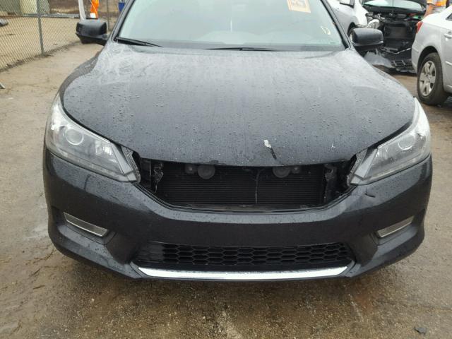 1HGCR3F84DA014437 - 2013 HONDA ACCORD EXL BLACK photo 9