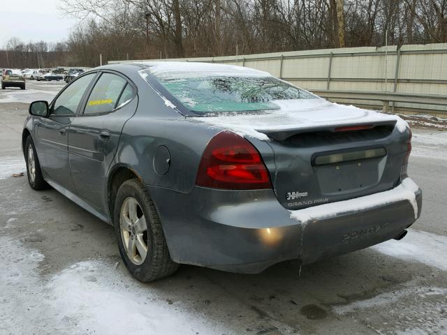 2G2WP522051143287 - 2005 PONTIAC GRAND PRIX GRAY photo 3