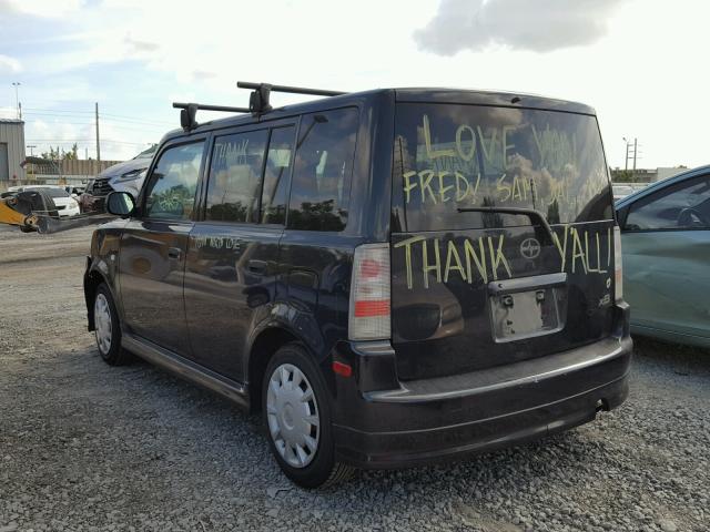 JTLKT334464094003 - 2006 TOYOTA SCION XB 黑色 照片 3