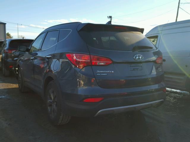 5XYZUDLB2DG003871 - 2013 HYUNDAI SANTA FE S CHARCOAL photo 3