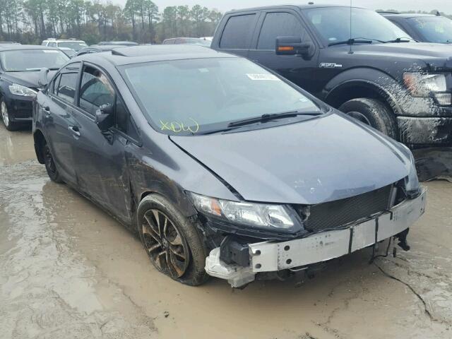 2HGFB2F8XDH505947 - 2013 HONDA CIVIC EX ნაცრისფერი ფოტო 1