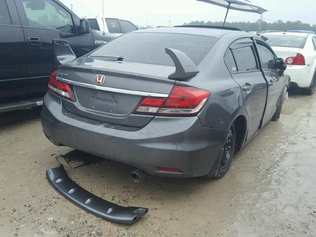 2HGFB2F8XDH505947 - 2013 HONDA CIVIC EX GRAY photo 4