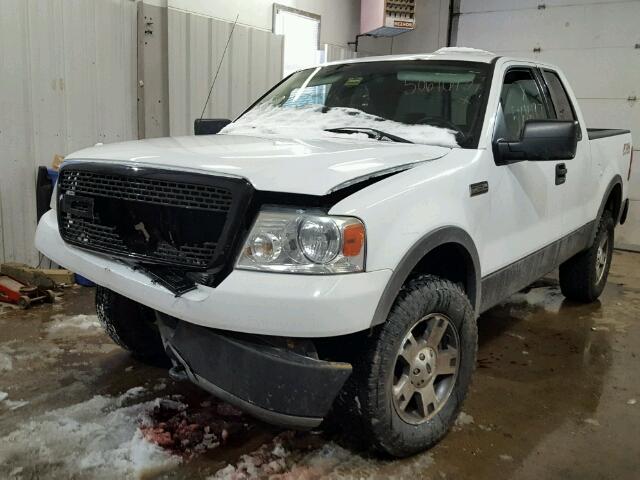 1FTPX14574KC19375 - 2004 FORD F150 WHITE photo 2