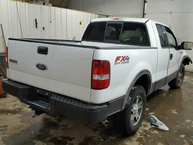 1FTPX14574KC19375 - 2004 FORD F150 WHITE photo 4