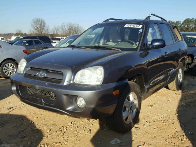 KM8SC13D75U952493 - 2005 HYUNDAI SANTA FE G BLACK photo 2