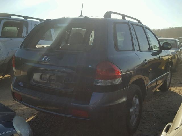 KM8SC13D75U952493 - 2005 HYUNDAI SANTA FE G BLACK photo 4