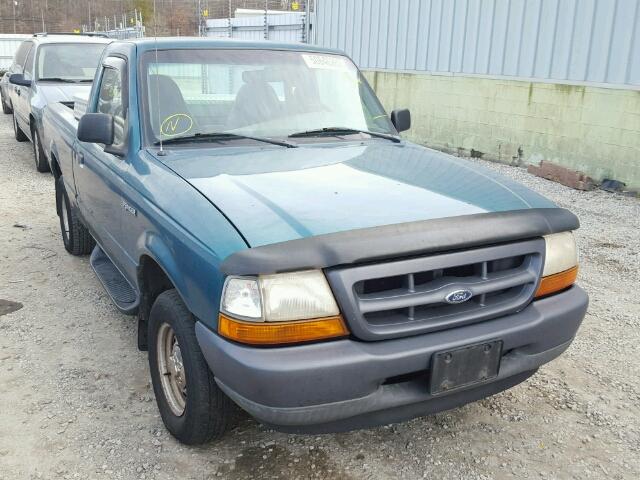 1FTYR10CXWTA25147 - 1998 FORD RANGER GREEN photo 1