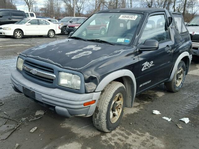 2CNBJ78C326945849 - 2002 CHEVROLET TRACKER ZR BLACK photo 2