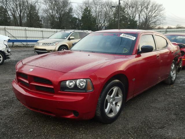 2B3KA43G88H285688 - 2008 DODGE CHARGER RED photo 2