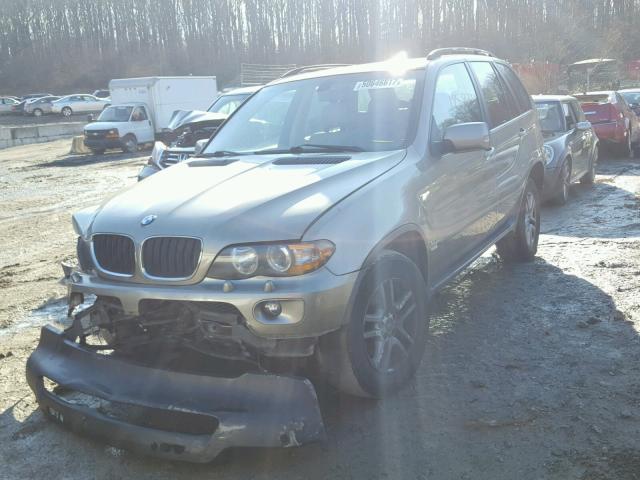 5UXFA13516LY28200 - 2006 BMW X5 3.0I GREEN photo 2