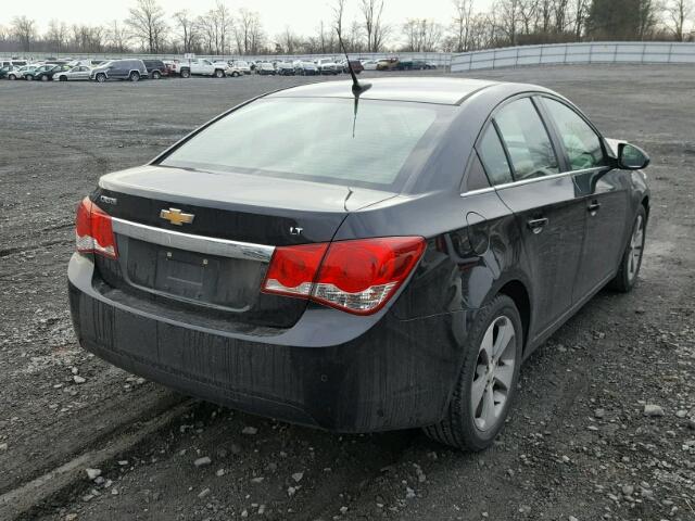 1G1PG5S90B7199654 - 2011 CHEVROLET CRUZE LT BLACK photo 4