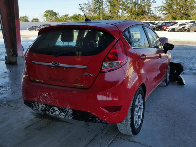 3FADP4FJ8DM218619 - 2013 FORD FIESTA TIT RED photo 4