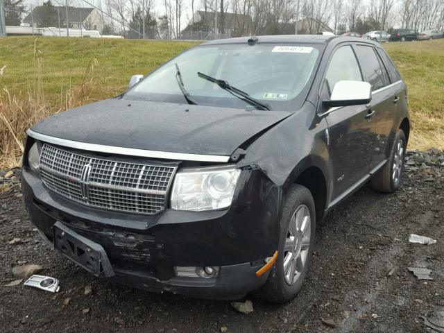 2LMDU88C58BJ34645 - 2008 LINCOLN MKX BLACK photo 2