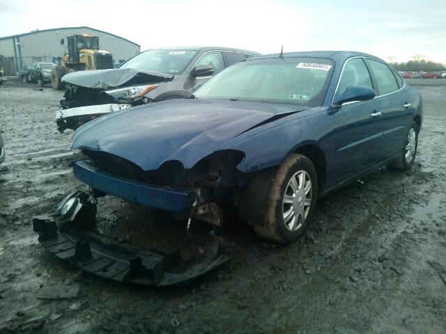 2G4WC532051336377 - 2005 BUICK LACROSSE C BLUE photo 2