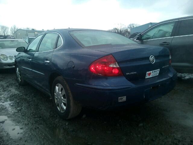 2G4WC532051336377 - 2005 BUICK LACROSSE C BLUE photo 3