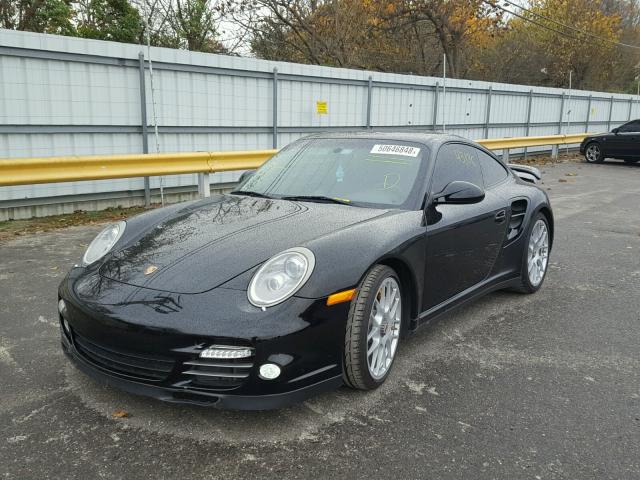 WP0AD2A99BS766138 - 2011 PORSCHE 911 TURBO BLACK photo 2