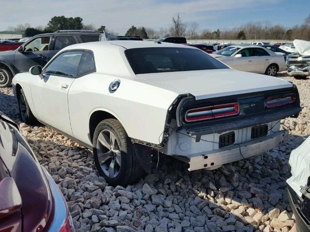 2C3CDZAG9FH821186 - 2015 DODGE CHALLENGER WHITE photo 3