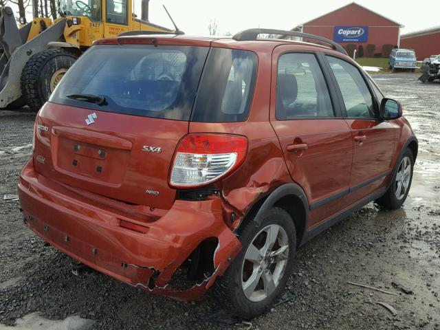 JS2YB5A37C6307885 - 2012 SUZUKI SX4 BASE ORANGE photo 4