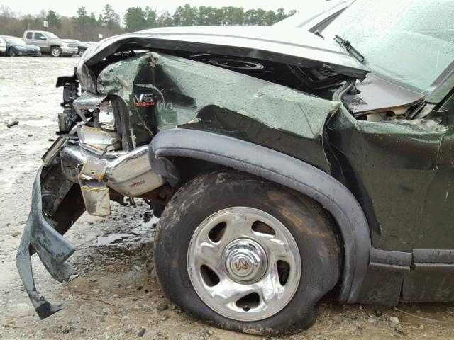 1B7GL23X5TS587637 - 1996 DODGE DAKOTA GREEN photo 9