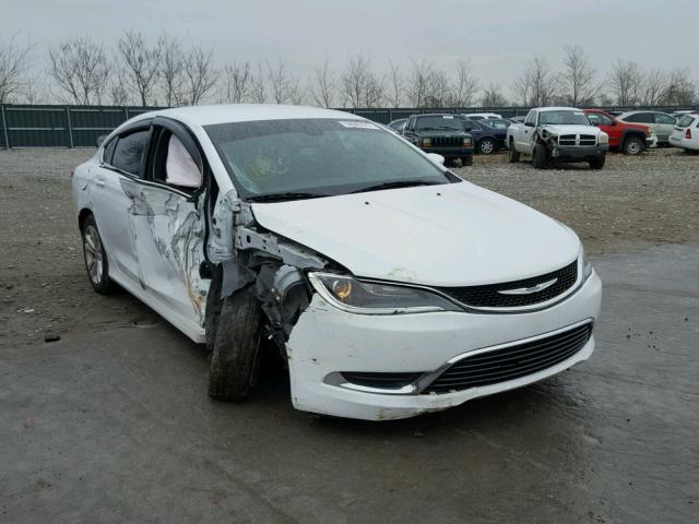 1C3CCCAB1FN613900 - 2015 CHRYSLER 200 LIMITE WHITE photo 1