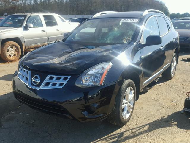 JN8AS5MT2FW672393 - 2015 NISSAN ROGUE SELE BLACK photo 2