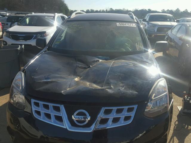 JN8AS5MT2FW672393 - 2015 NISSAN ROGUE SELE BLACK photo 9