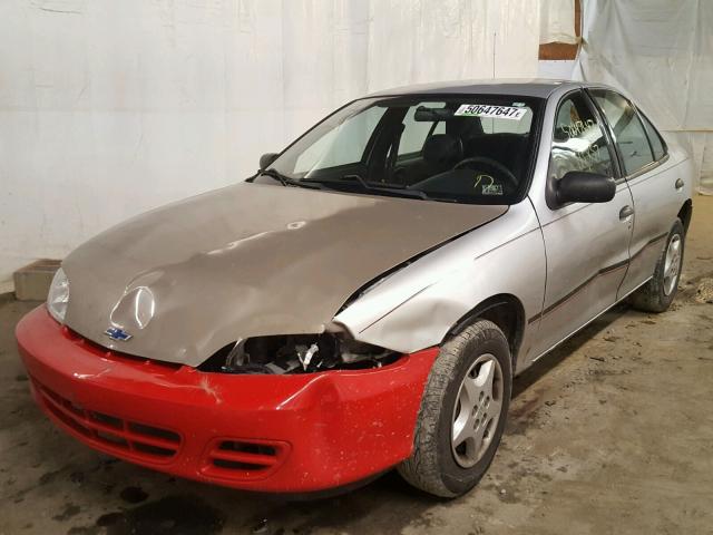 1G1JC524617130567 - 2001 CHEVROLET CAVALIER B SILVER photo 2