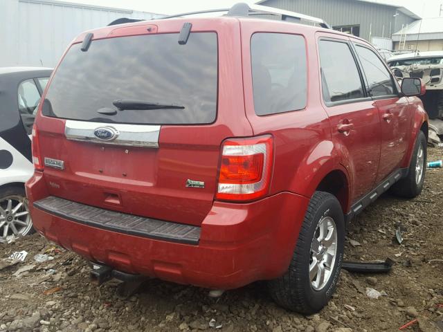 1FMCU9EG5BKB80106 - 2011 FORD ESCAPE LIM RED photo 4